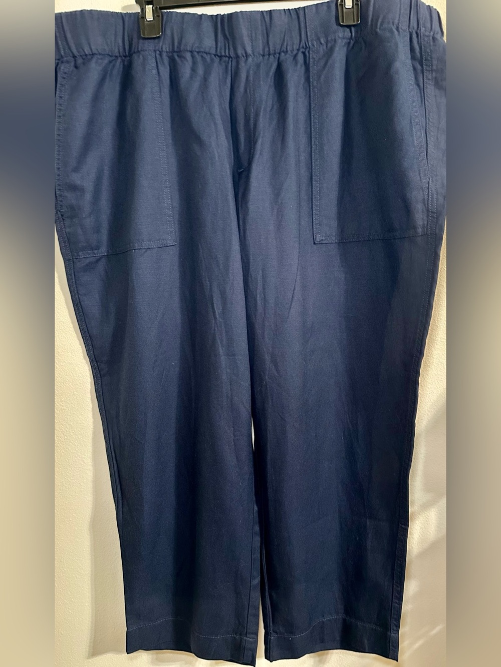 NWT - Banana Republic - Women’s Tapered Crop Pull-On Pants, Navy, Sz XXL